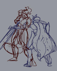 Rumil / Fredrick Fight Sketch